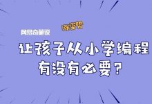 娃学编程有必要吗？4000位网易程序员在内网争了起来-[宝程录]幼儿编程入门